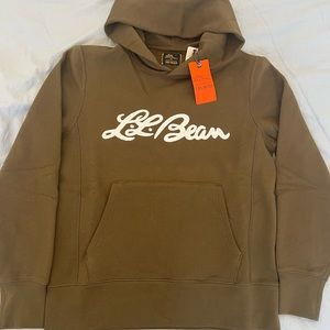 L.L. Bean x Todd Snyder Embroidered Hoodie, Brown, Size M